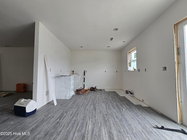 235 Nugget Trl, Elizabeth City, NC 27909 - unfurnished living room featuring wood finished floors