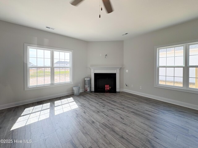 view of unfurnished living room