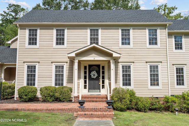 view of colonial-style house