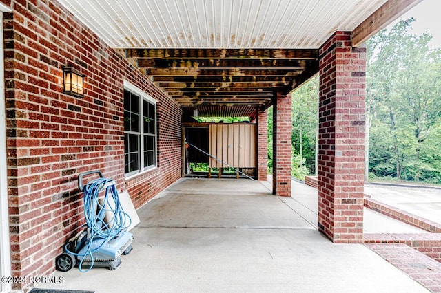 view of patio