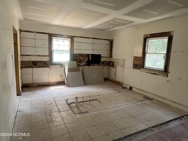 kitchen featuring light floors