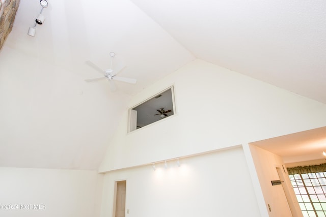 details featuring ceiling fan