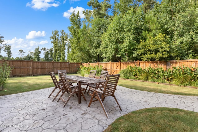 view of patio