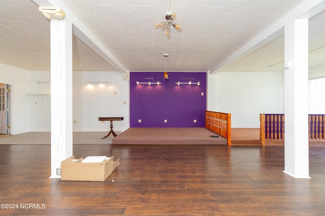 interior space featuring wood finished floors