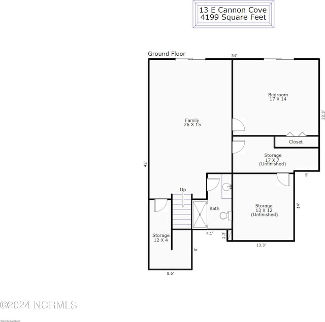 13 E Cannon Cv, Hampstead, NC 28443 - view of layout