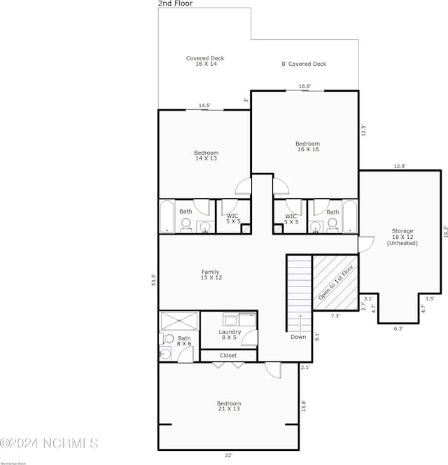 13 E Cannon Cv, Hampstead, NC 28443 - view of layout
