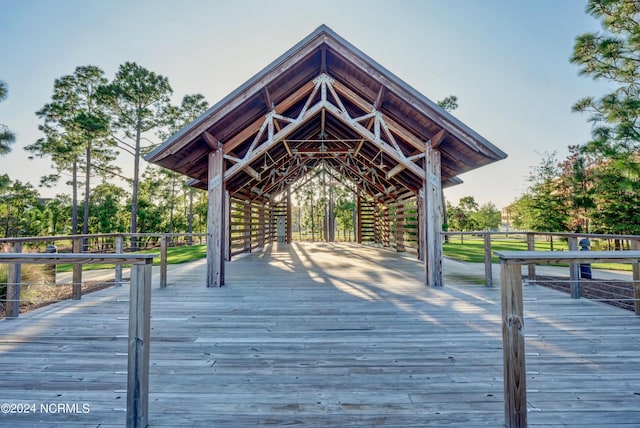 view of home's community with a deck