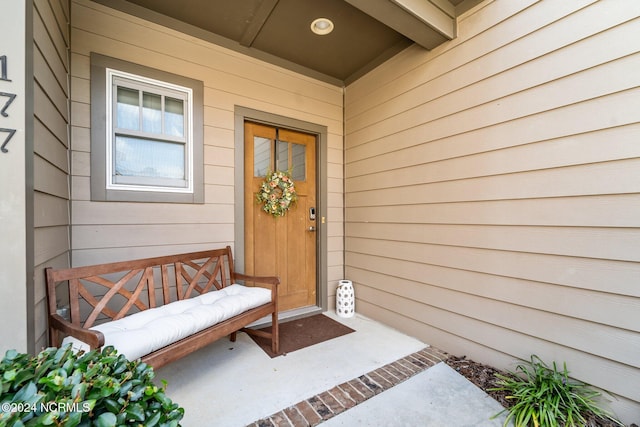 view of entrance to property