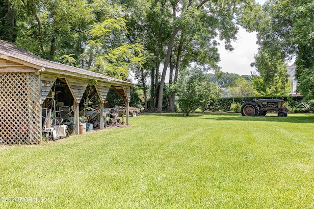 view of yard