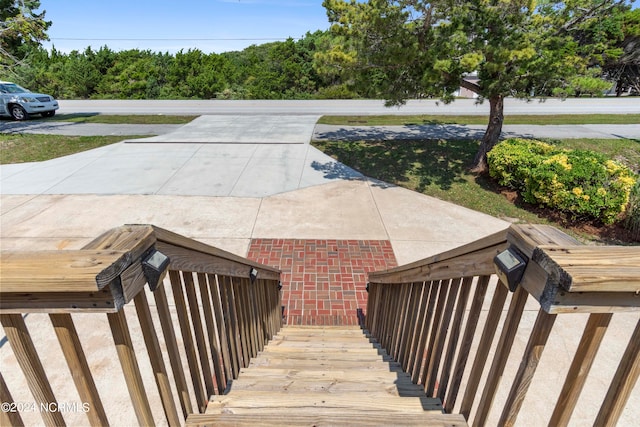 view of stairs