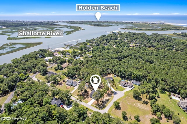 4039 Pintail Ave, Shallotte, NC 28470 - aerial view of a large body of water