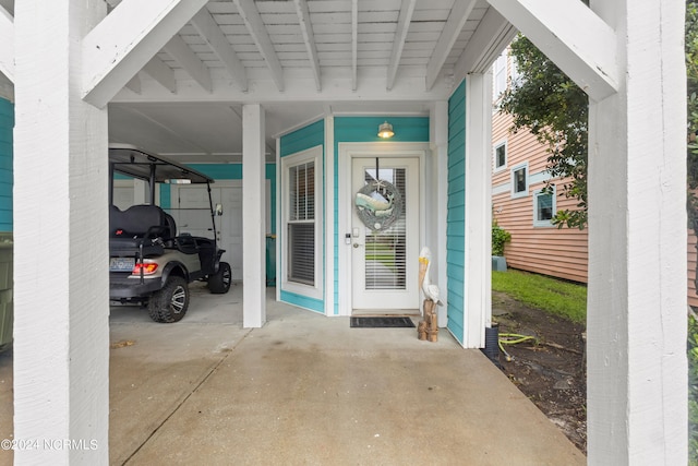 view of entrance to property