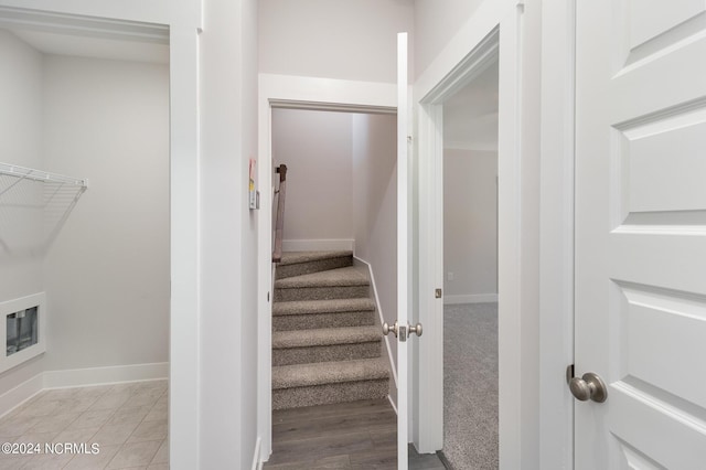 view of staircase