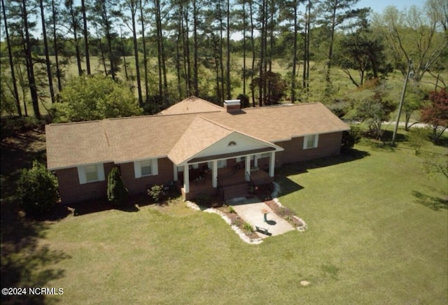 aerial view of property and surrounding area
