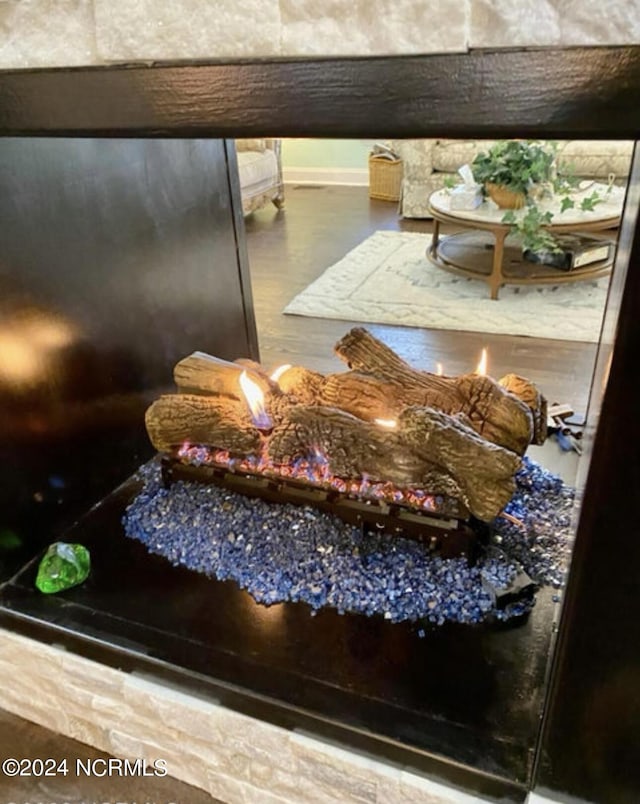 detailed view of wood finished floors