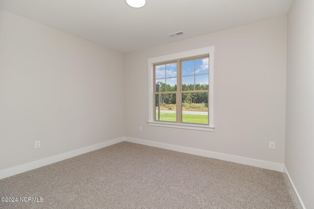 empty room featuring carpet floors