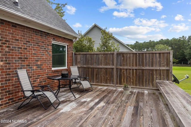 view of deck