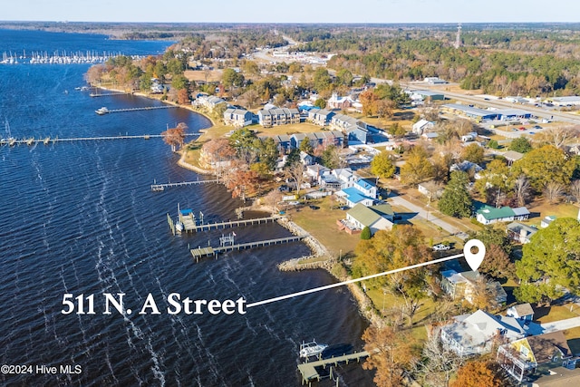 511 N A St, Bridgeton, NC 28519 - bird's eye view of a large body of water