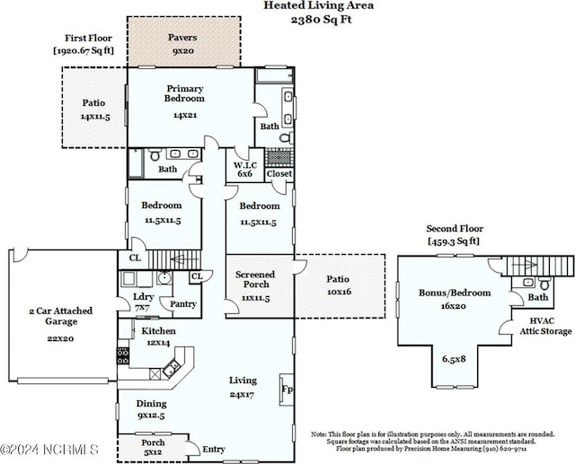 5972 Gray Squirrel Path, Southport, NC 28461 - floor plan / room layout