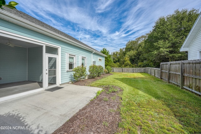 5972 Gray Squirrel Path, Southport, NC 28461 - view of yard featuring a patio area