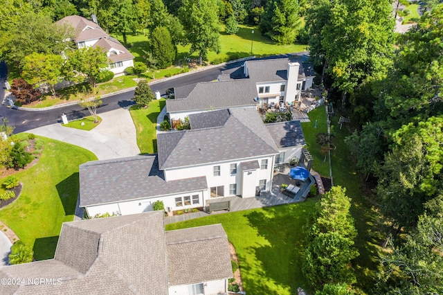 bird's eye view featuring a residential view