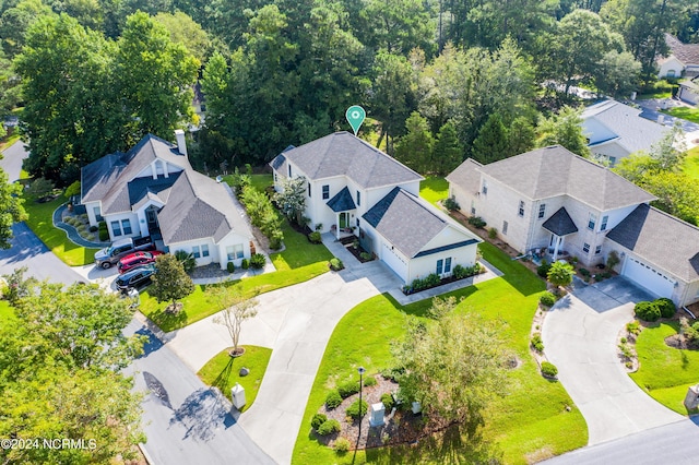 birds eye view of property featuring a residential view