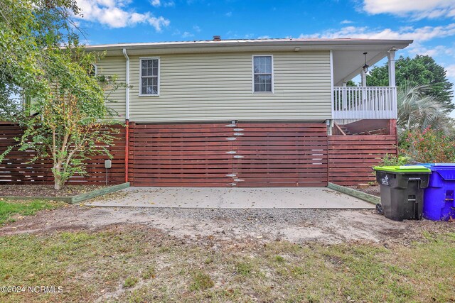 view of rear view of house