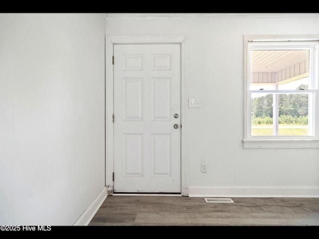 9348 NC Highway 210, Rocky Point, NC 28457 - foyer featuring wood finished floors and baseboards
