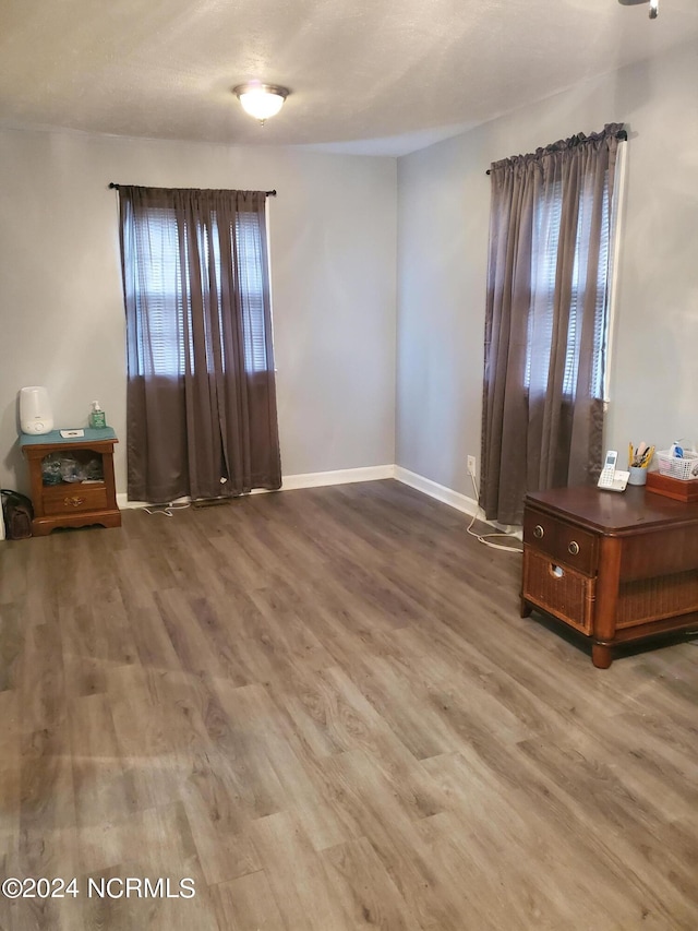 interior space featuring hardwood / wood-style floors