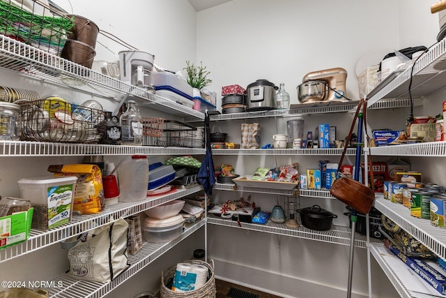 view of pantry