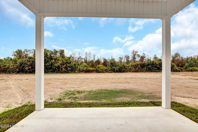 view of yard featuring a patio area