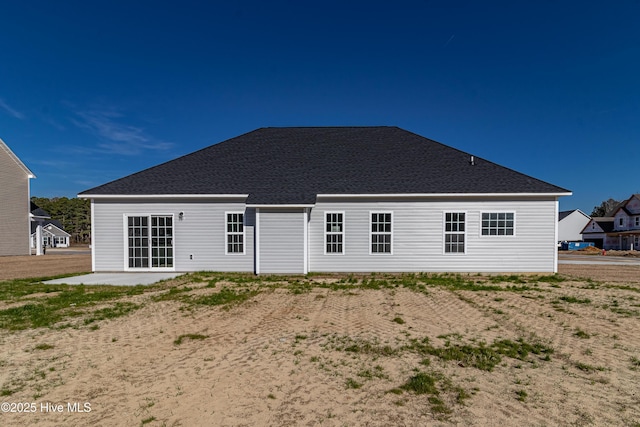 rear view of property with a patio