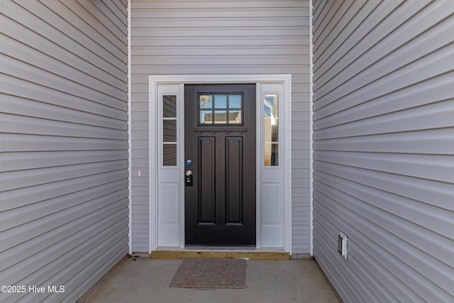 view of entrance to property