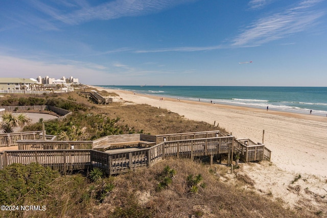 water view with a beach view