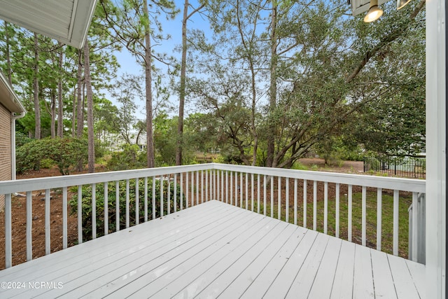 view of deck