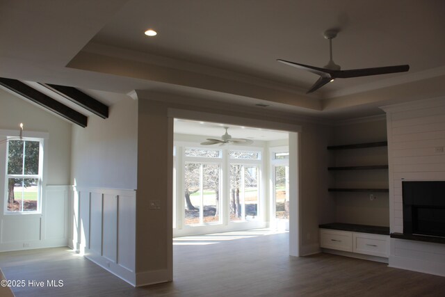 kitchen with sink, backsplash, white cabinets, dark wood-type flooring, and stainless steel double oven