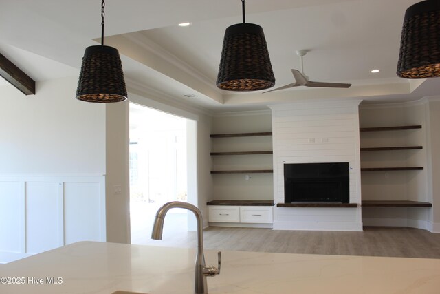 spare room featuring vaulted ceiling with beams and hardwood / wood-style floors