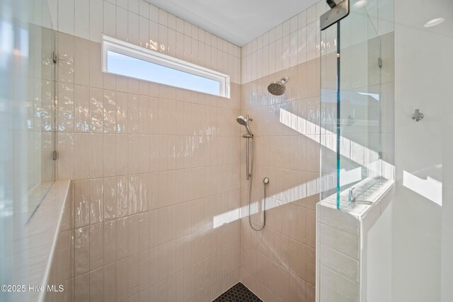 9307 Old Salem Way, Calabash, NC 28467 - bathroom featuring a tile shower