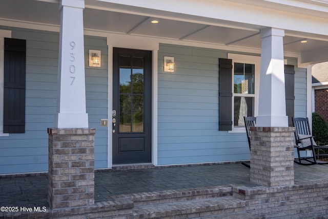 9307 Old Salem Way, Calabash, NC 28467 - property entrance with covered porch