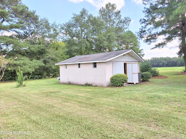 view of outbuilding with an outdoor structure