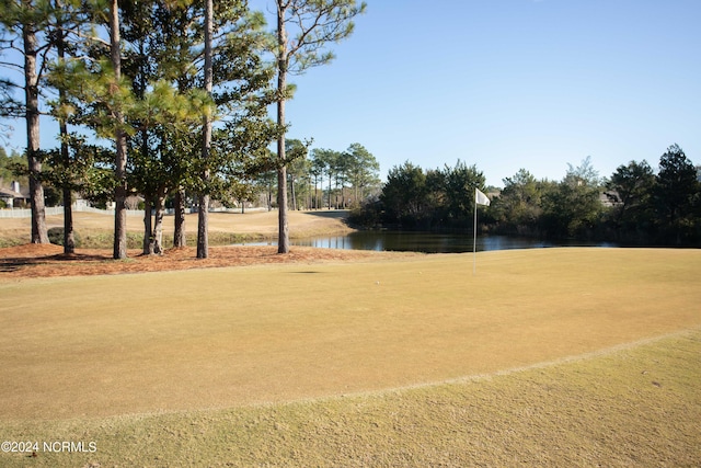 view of property's community featuring a water view