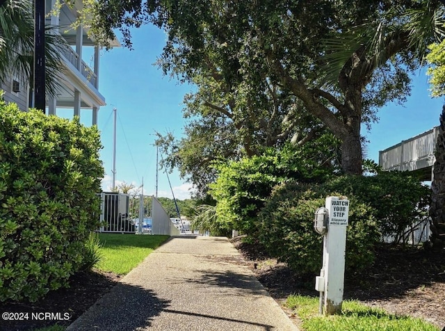 view of street with driveway