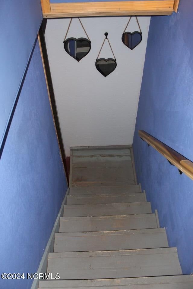 view of stairway