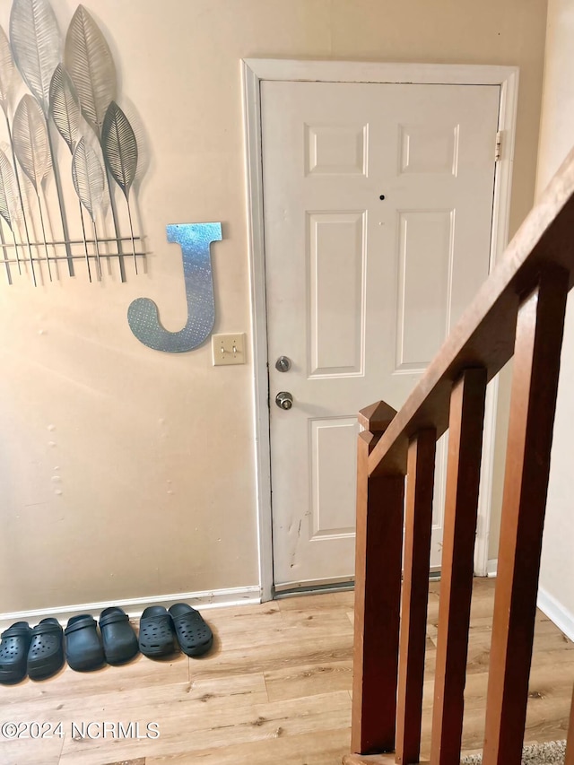 interior space featuring hardwood / wood-style flooring