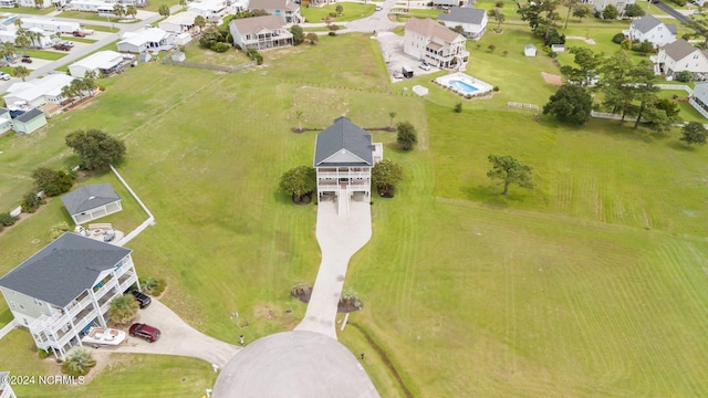 drone / aerial view featuring a residential view