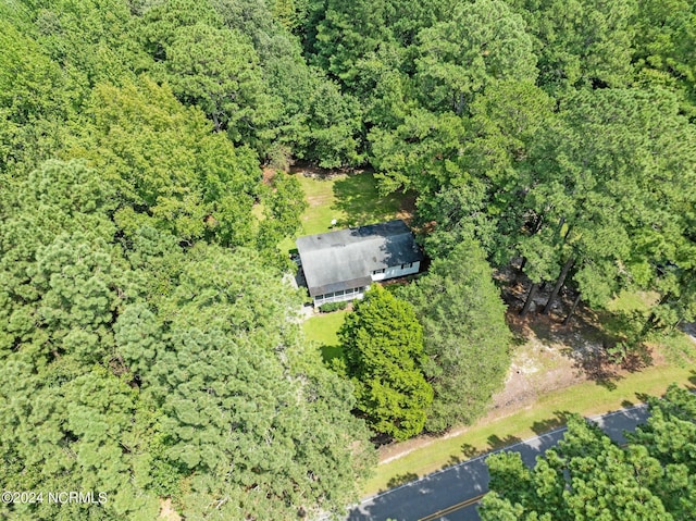 aerial view with a view of trees