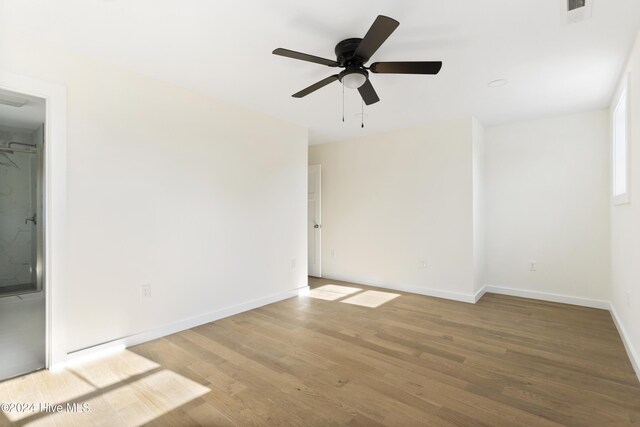 bathroom featuring vanity and hardwood / wood-style floors