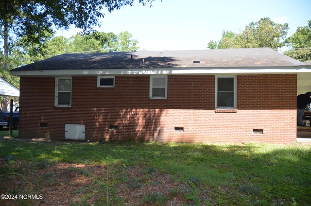 view of rear view of property