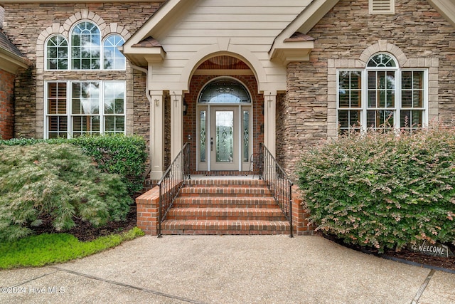 view of entrance to property