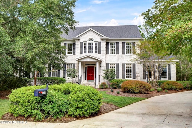 view of colonial inspired home